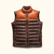 Mens Leather Vest
